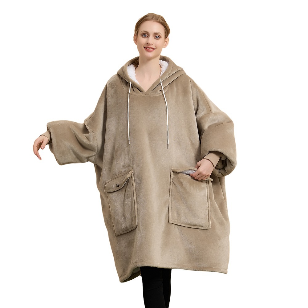 Hooded Home Sweatshirt Blanket