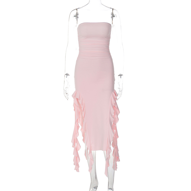 Fashionable Sexy Strapless Dress