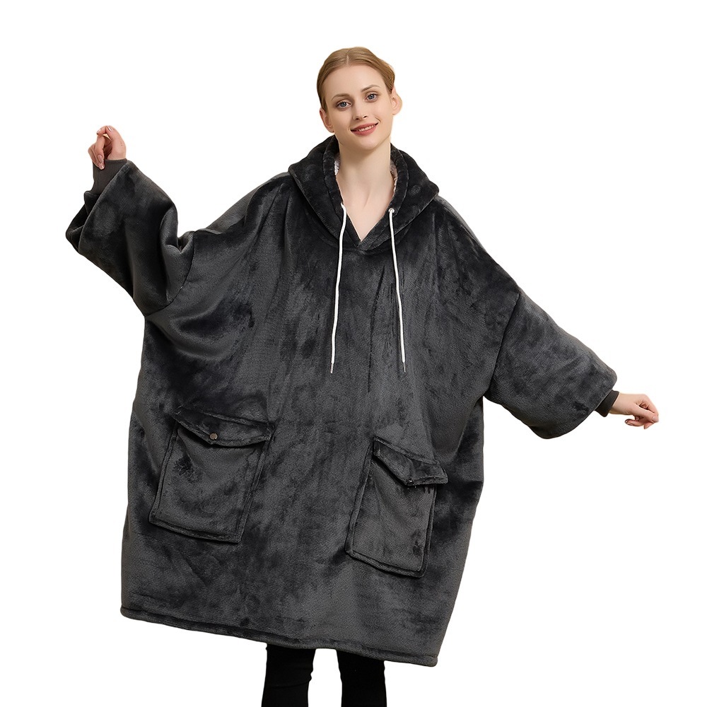 Hooded Home Sweatshirt Blanket