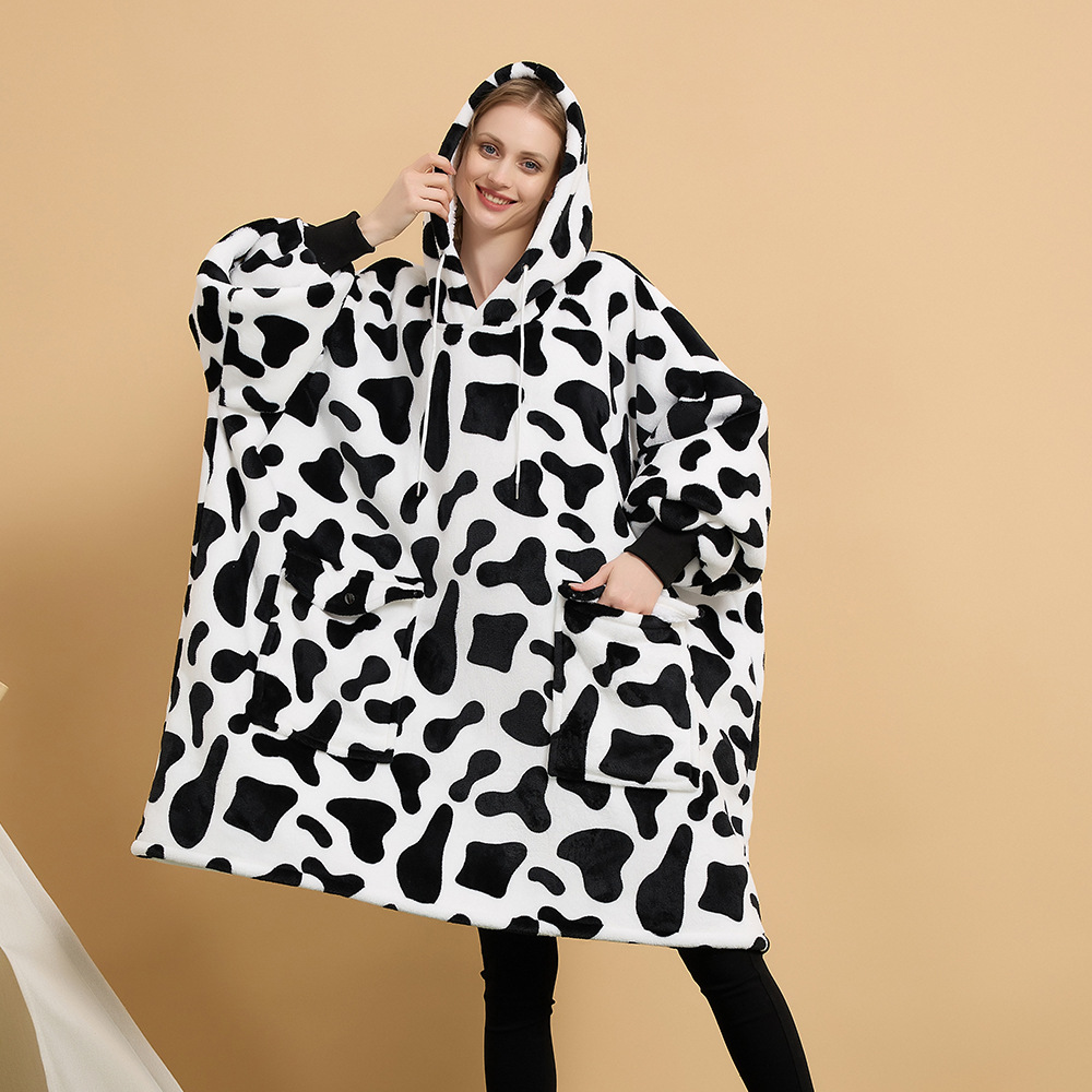 Hooded Home Sweatshirt Blanket