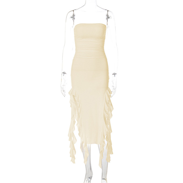 Fashionable Sexy Strapless Dress