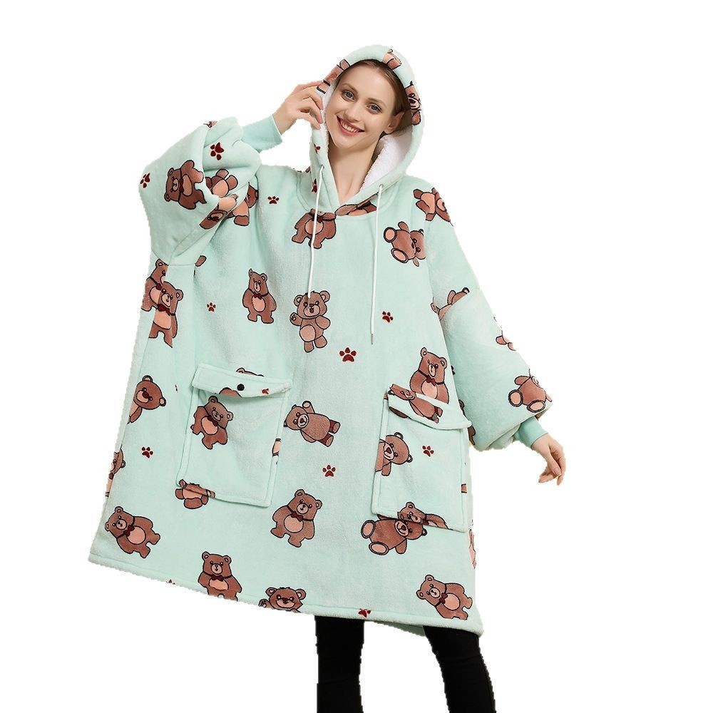 Hooded Home Sweatshirt Blanket