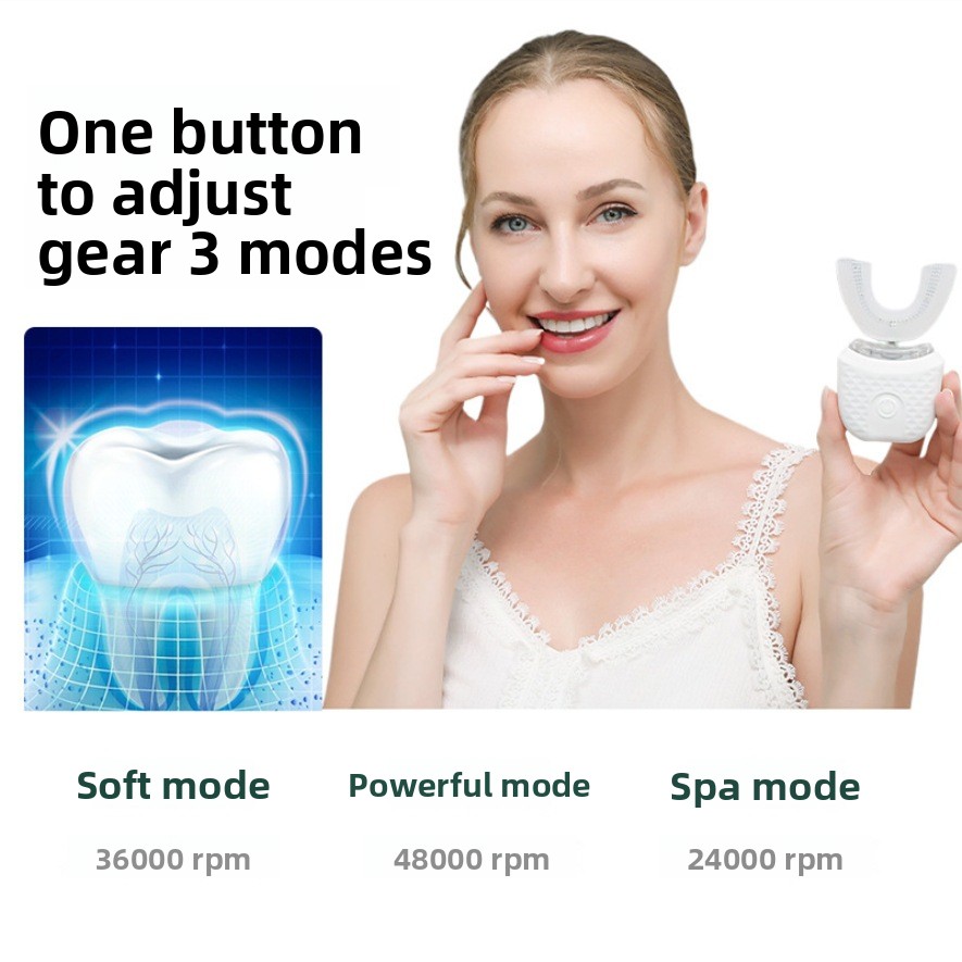 Smart U-shaped Adult Electric Toothbrush