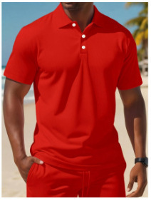 Summer casual fashion short-sleeve and shorts set