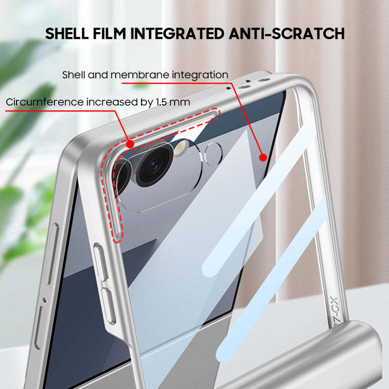 Magnetic Hinge Pen Box Protective Phone Case