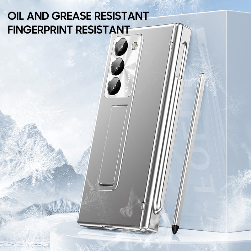 Magnetic Hinge Electroplated Mobile Phone Case