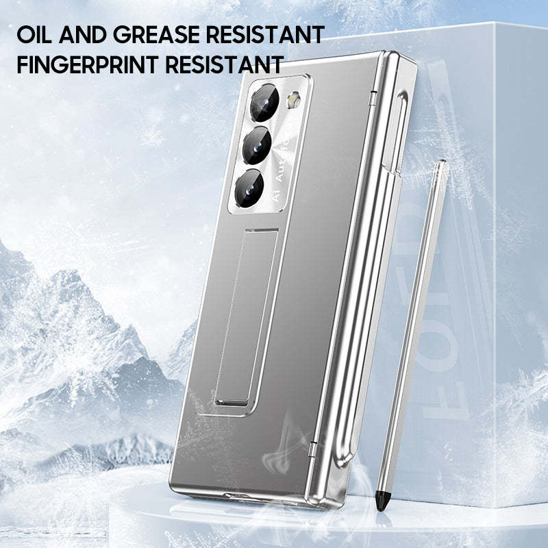Magnetic Hinge Electroplated Mobile Phone Case