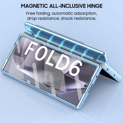 Magnetic Hinge Electroplated Mobile Phone Case