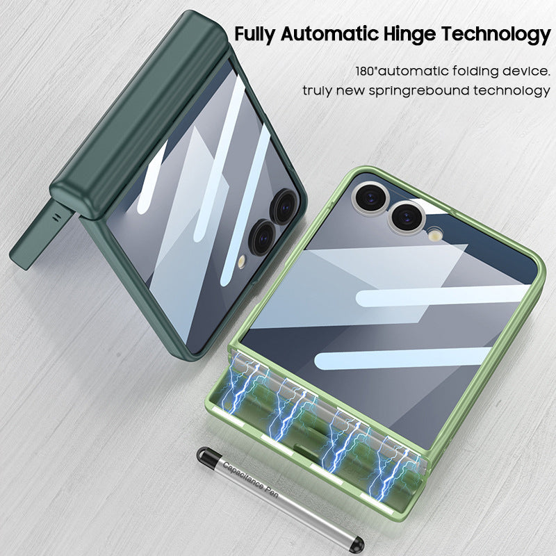 Magnetic Hinge Pen Box Protective Phone Case