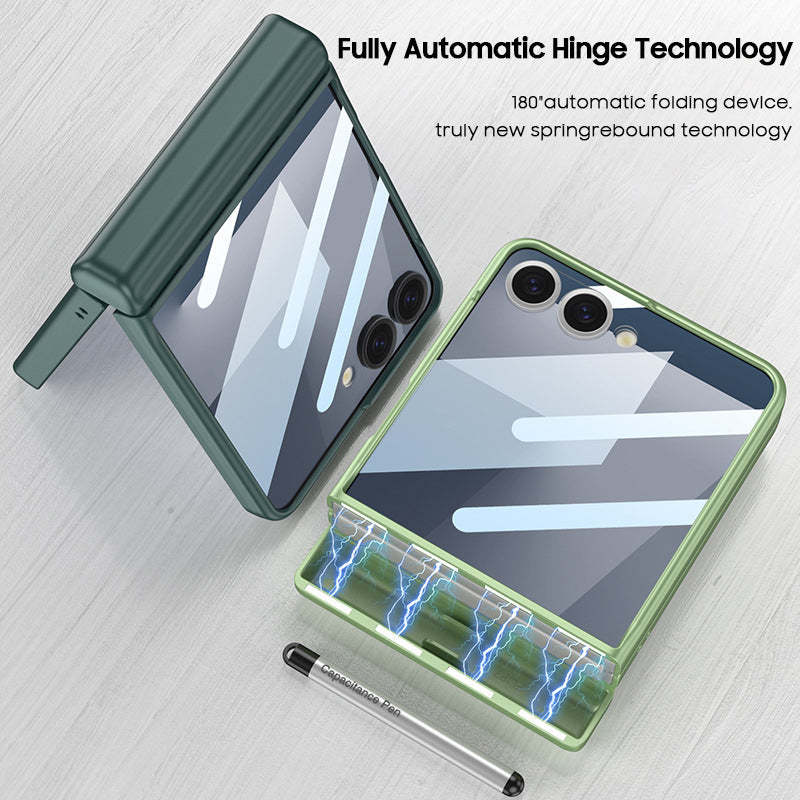 Magnetic Hinge Pen Box Protective Phone Case