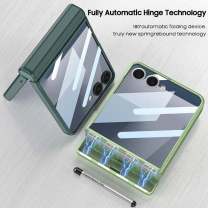 Magnetic Hinge Pen Box Protective Phone Case