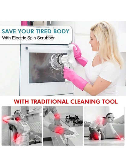 Electric Spin Scrubber Cordless