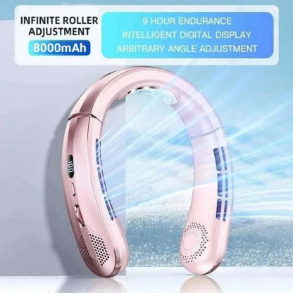 Portable Bladeless Mini Rechargeable Neck Fan