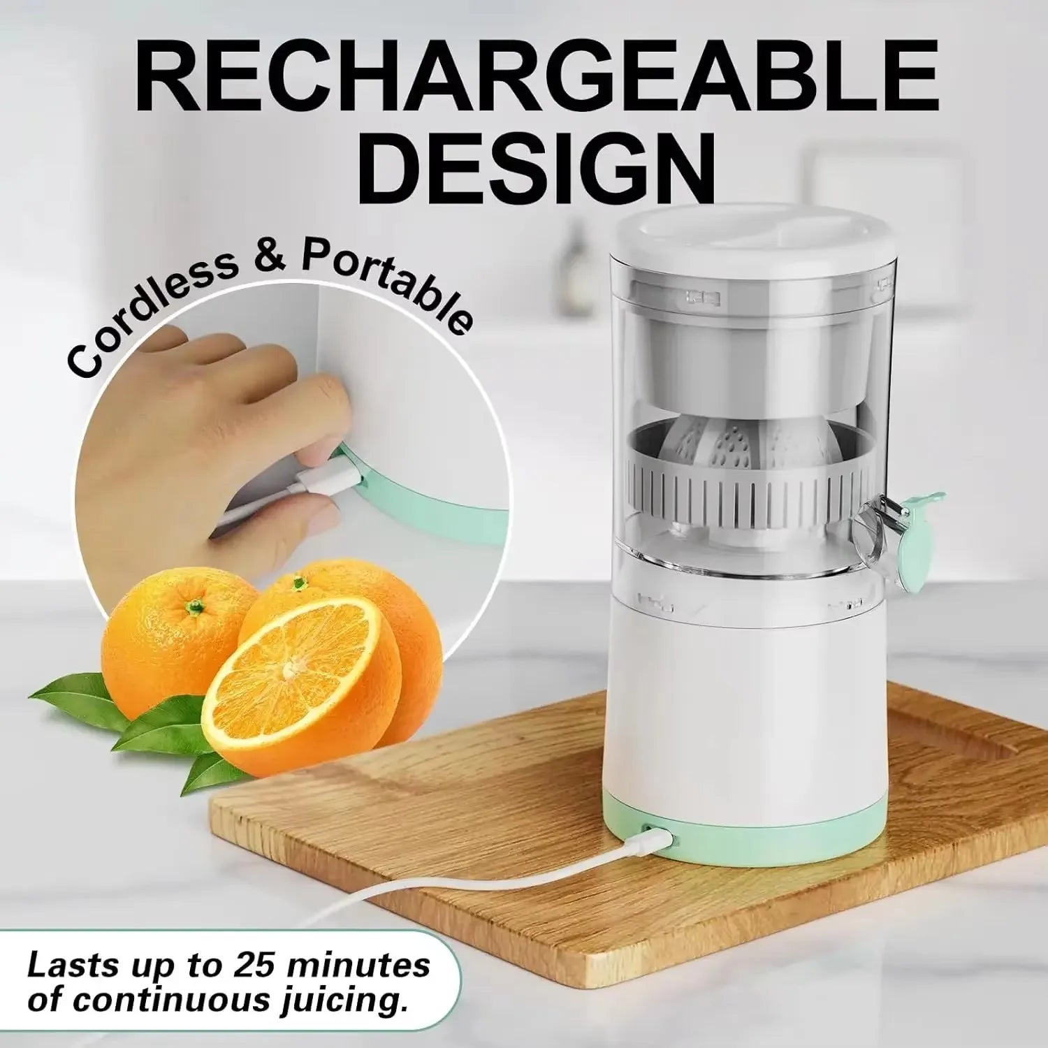 Automatic portable juice machine