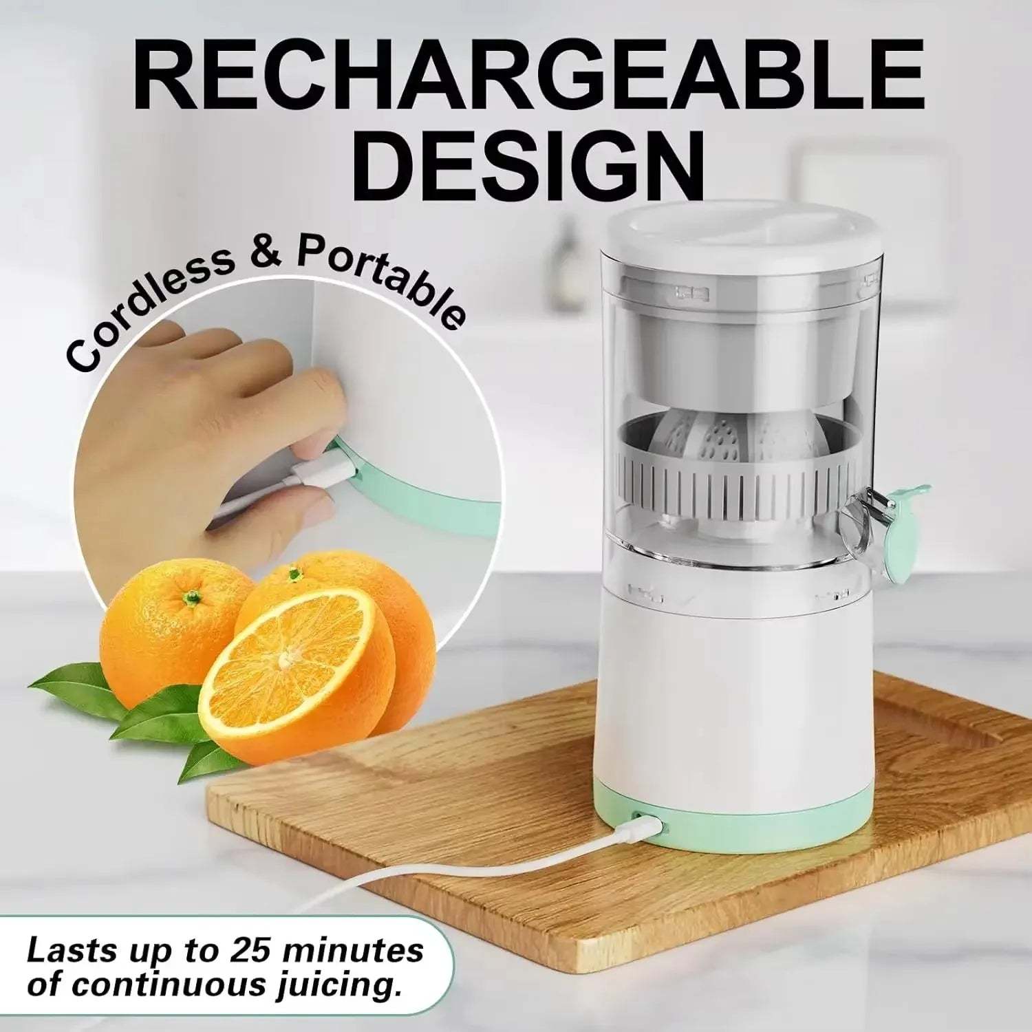 Automatic portable juice machine