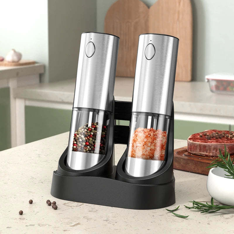 Electric Rechargeable Salt And Pepper Grinder