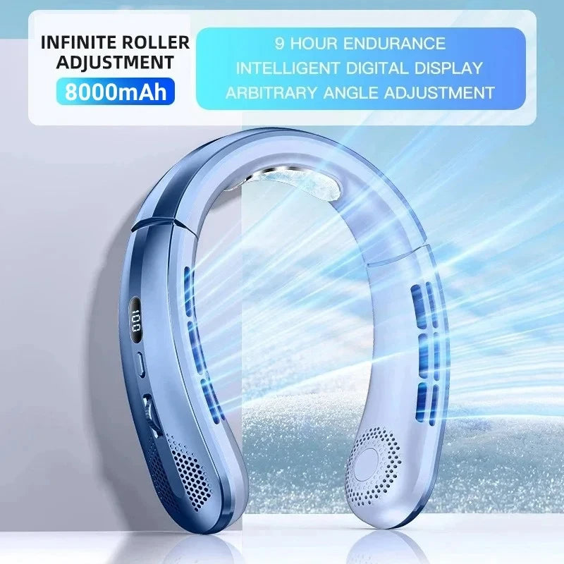 Portable Bladeless Mini Rechargeable Neck Fan