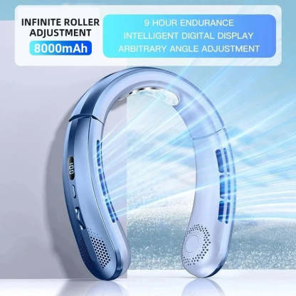 Portable Bladeless Mini Rechargeable Neck Fan