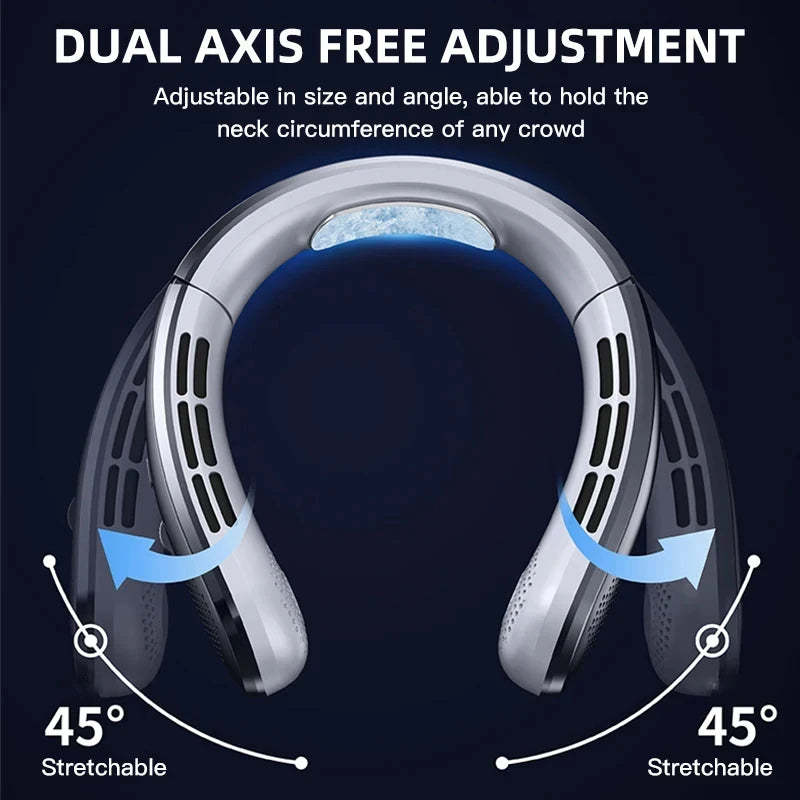 Portable Bladeless Mini Rechargeable Neck Fan
