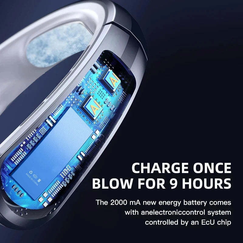 Portable Bladeless Mini Rechargeable Neck Fan