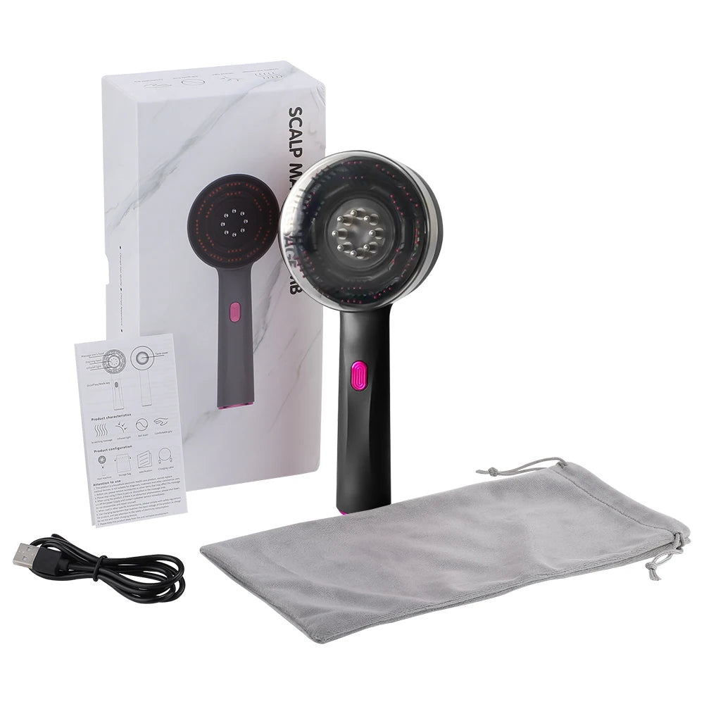 Electric Vibration Hair and Scalp Massage Comb