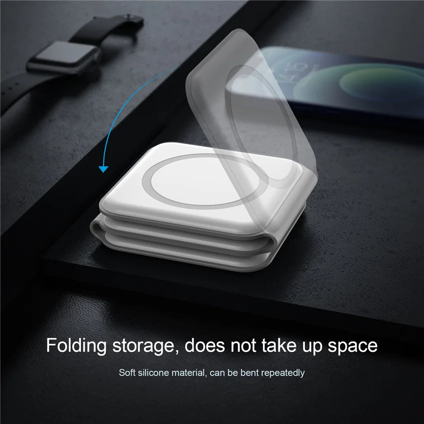 100W 3 in 1 foldable Wireless Charger Pad Stand