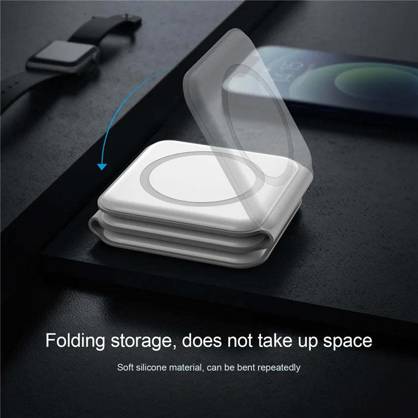 100W 3 in 1 foldable Wireless Charger Pad Stand