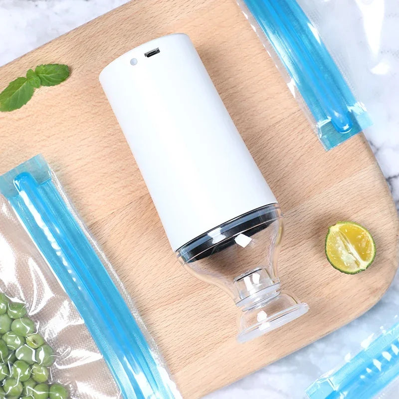 Electric Handheld Vacuum Sealer Pump & Bags