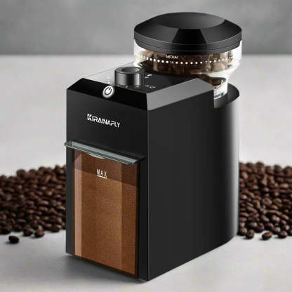 28 Adjustable Gears Compact Burr Coffee Grinder