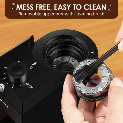 28 Adjustable Gears Compact Burr Coffee Grinder