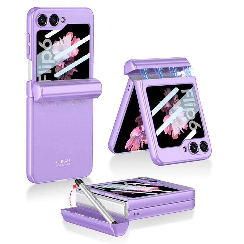 Magnetic Hinge Pen Box Protective Phone Case