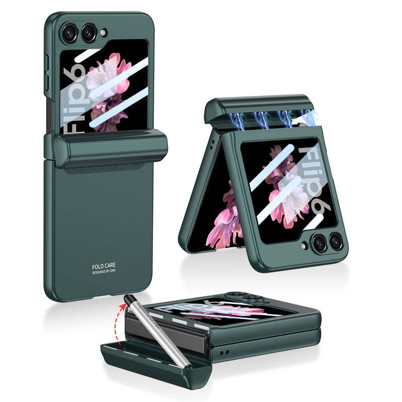 Magnetic Hinge Pen Box Protective Phone Case