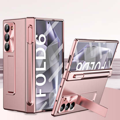 Magnetic Hinge Electroplated Mobile Phone Case
