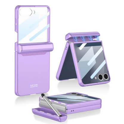 Magnetic Hinge Pen Box Protective Phone Case