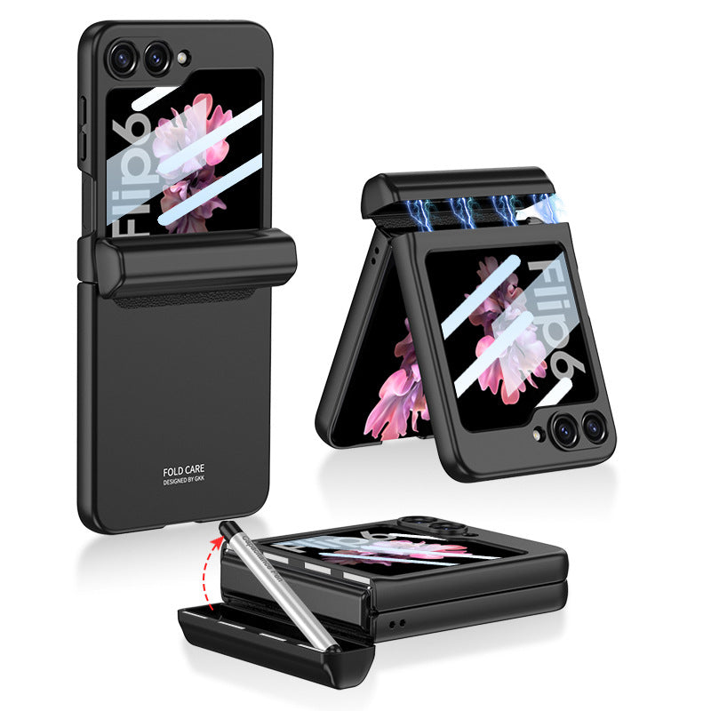 Magnetic Hinge Pen Box Protective Phone Case