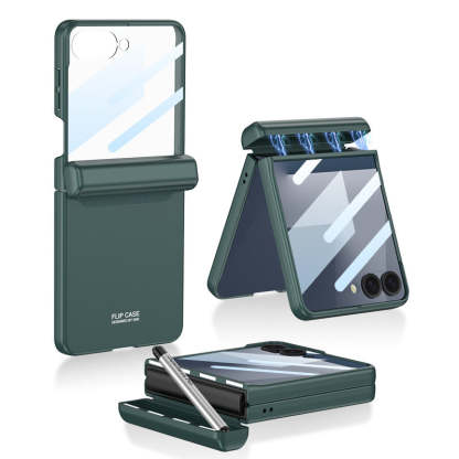 Magnetic Hinge Pen Box Protective Phone Case