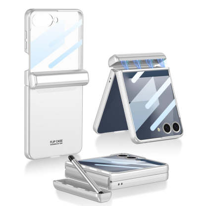 Magnetic Hinge Pen Box Protective Phone Case