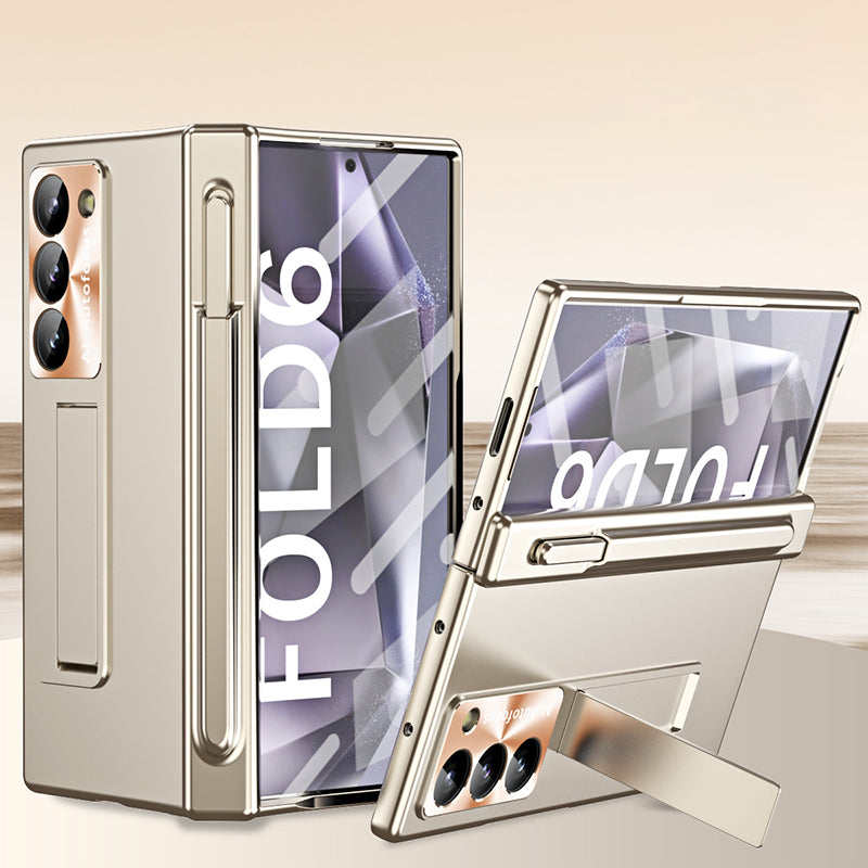 Magnetic Hinge Electroplated Mobile Phone Case