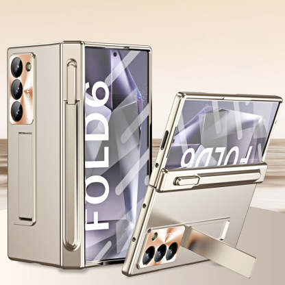 Magnetic Hinge Electroplated Mobile Phone Case
