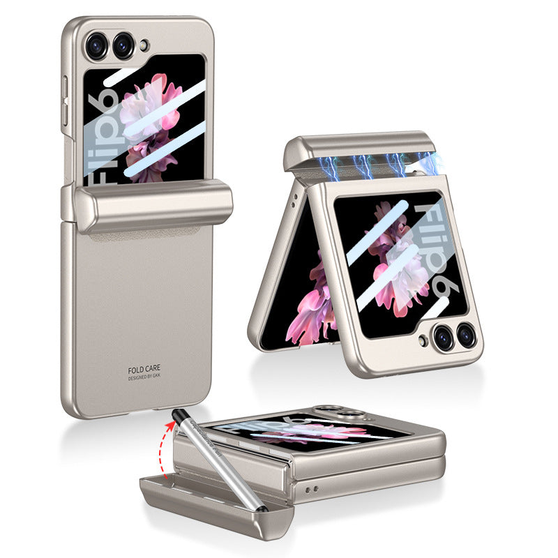 Magnetic Hinge Pen Box Protective Phone Case