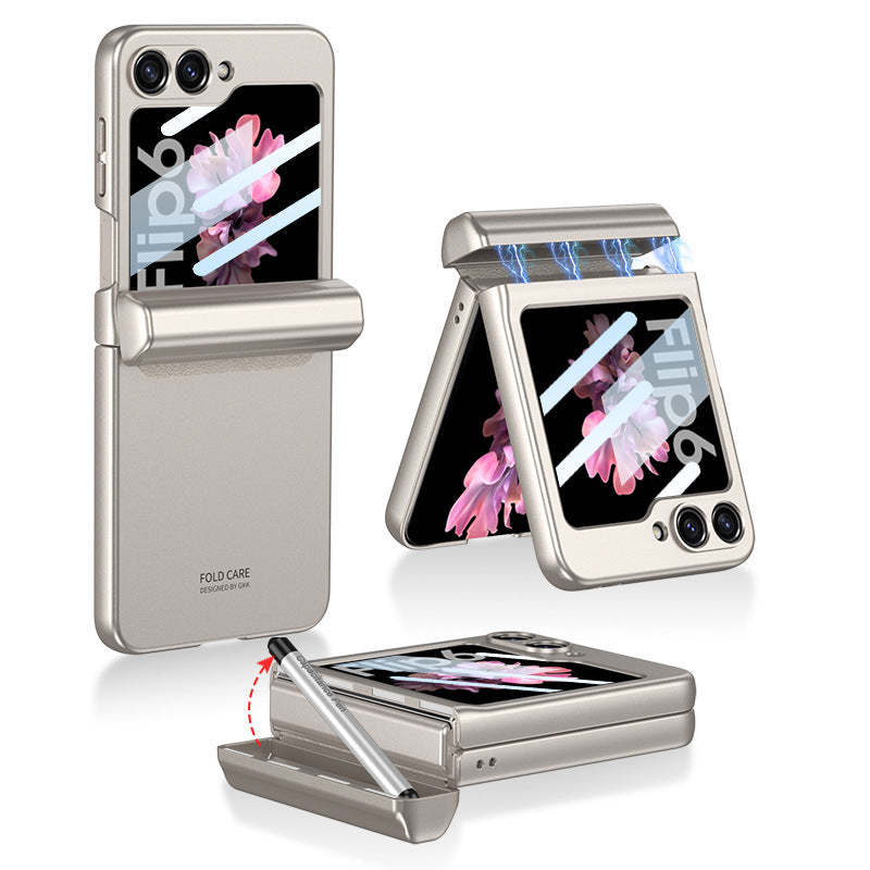 Magnetic Hinge Pen Box Protective Phone Case