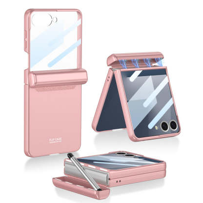 Magnetic Hinge Pen Box Protective Phone Case