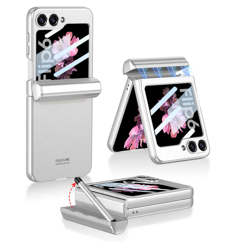Magnetic Hinge Pen Box Protective Phone Case