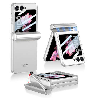Magnetic Hinge Pen Box Protective Phone Case