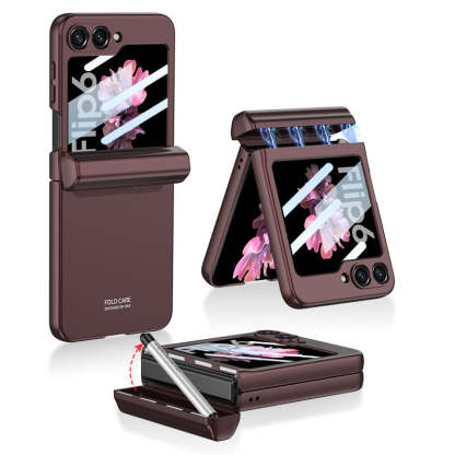 Magnetic Hinge Pen Box Protective Phone Case