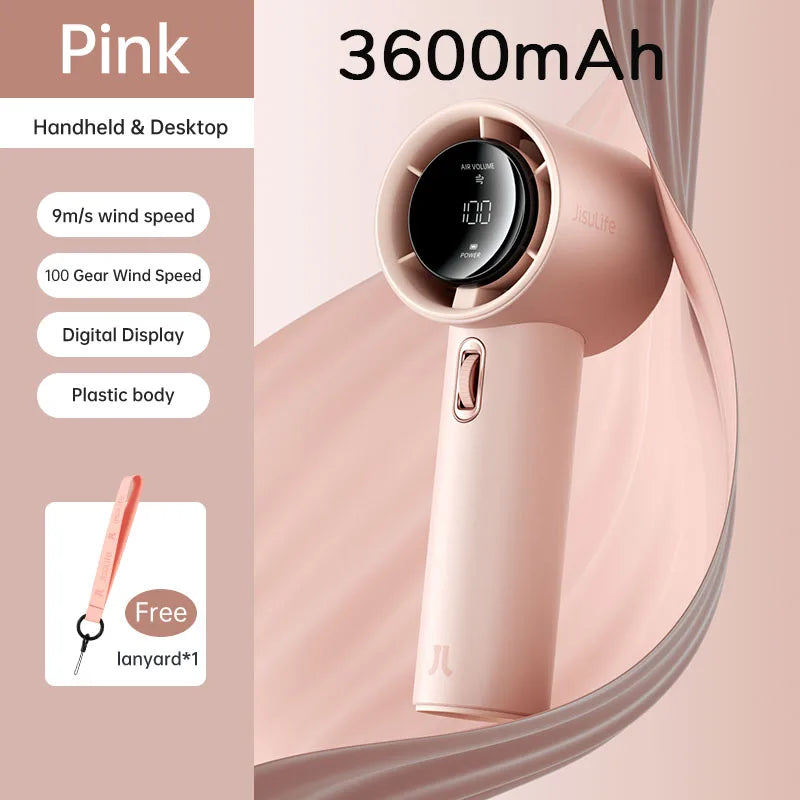 Rechargeable Mini Handheld Portable Fan
