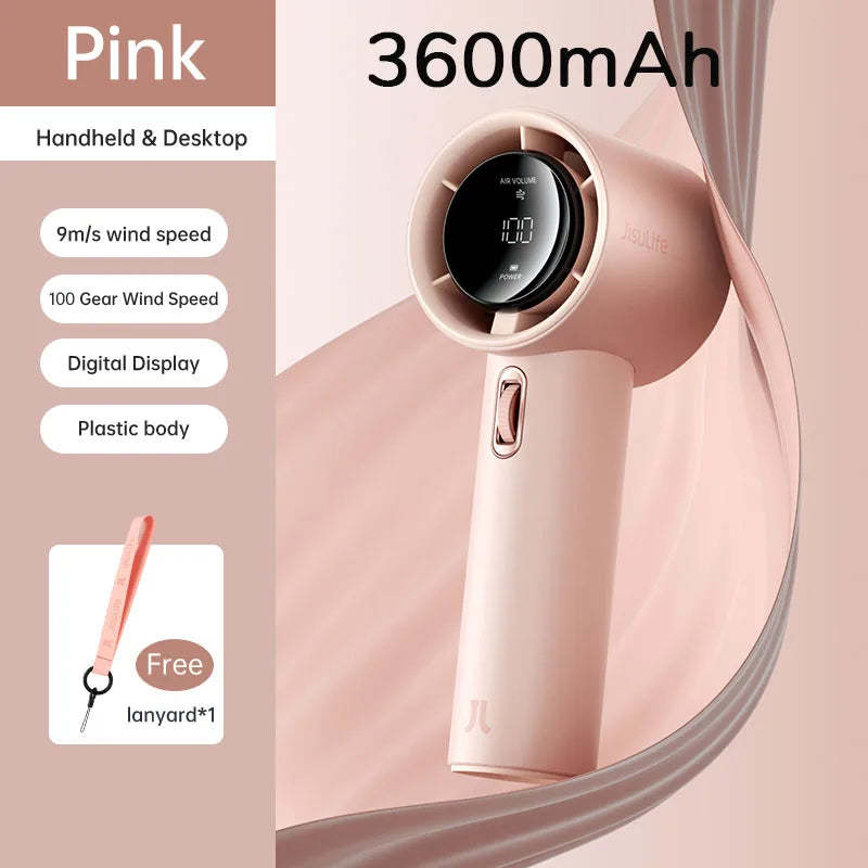 Rechargeable Mini Handheld Portable Fan