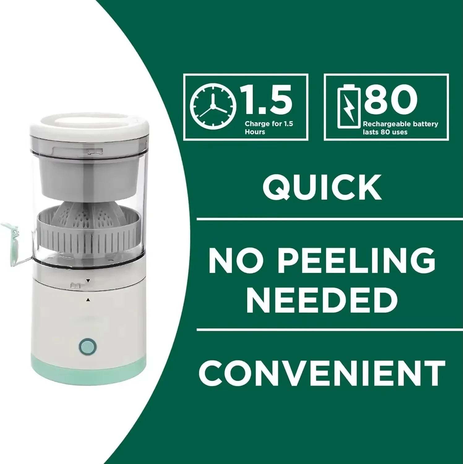 Automatic portable juice machine