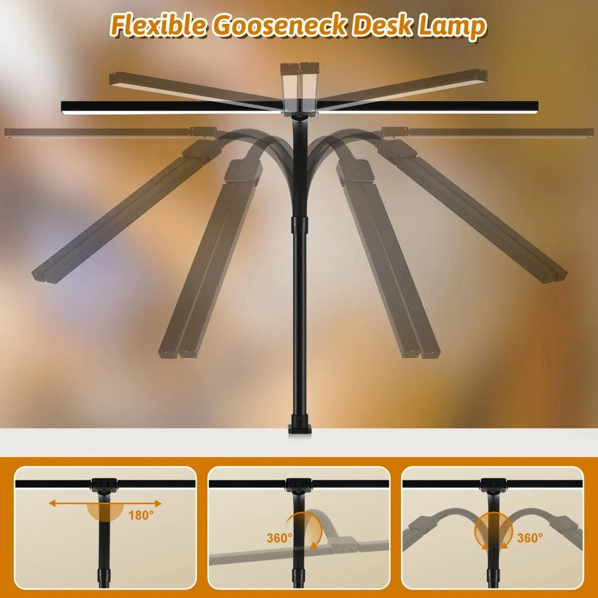 Double-headed Desk Lamp