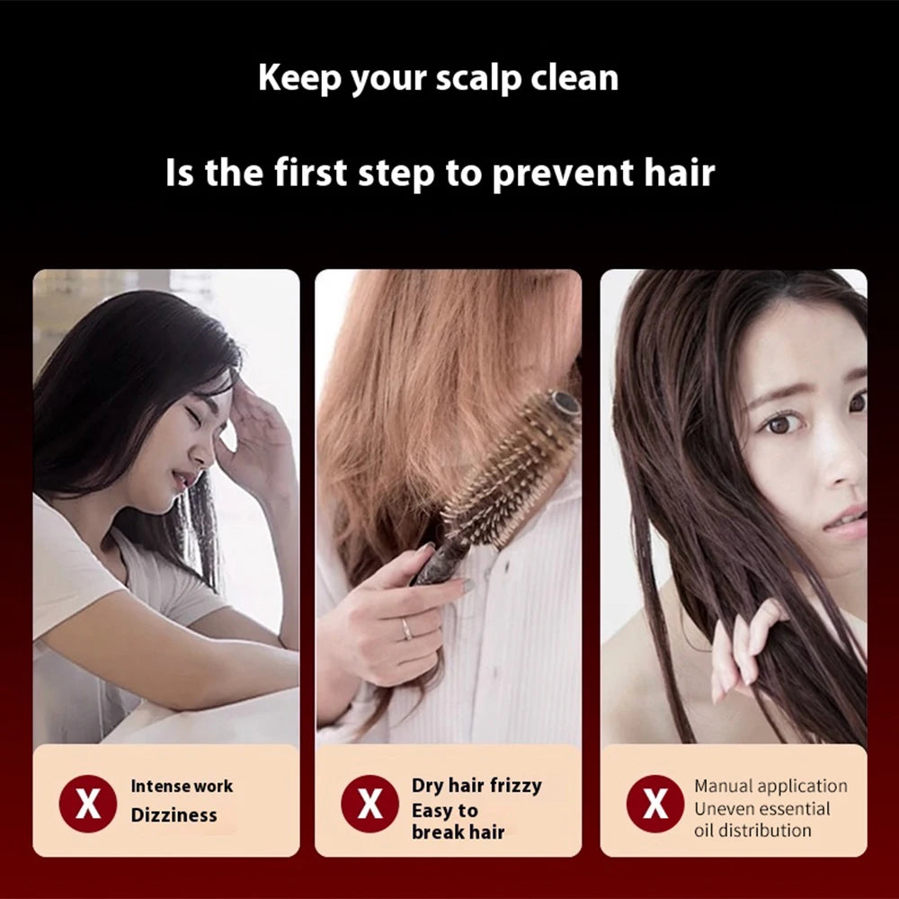 Electric Vibration Hair and Scalp Massage Comb